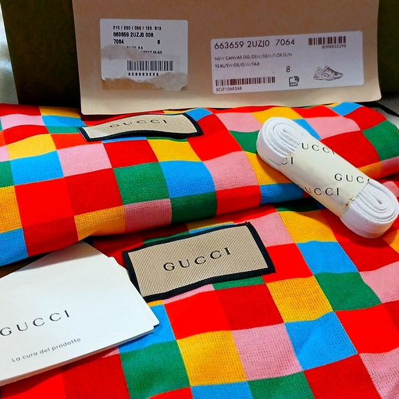 Gucci Mens GG Rython Multicolor Sneaker - Picture 13 of 14